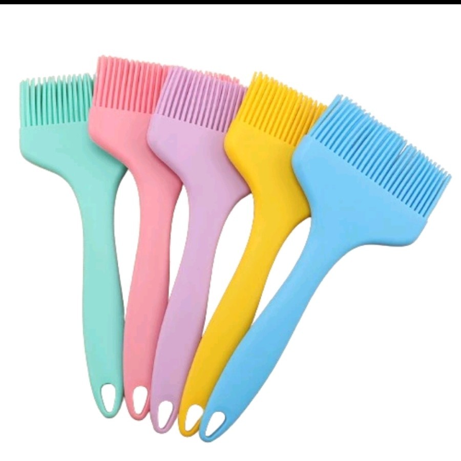 Kuas Silikon Jumbo Silicon Brush Kuas Mentega Kue Roti 9cm 005
