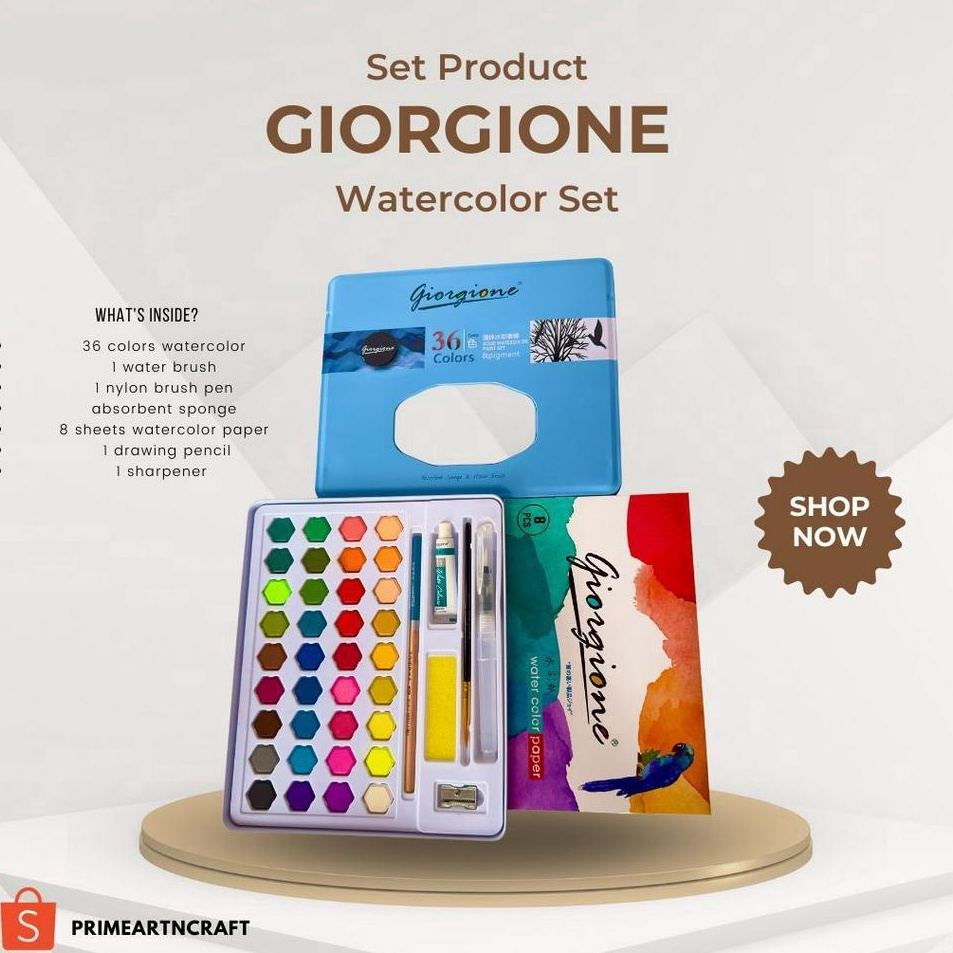 

Banyak Diminati giorgione watercolorcat air tin case G366