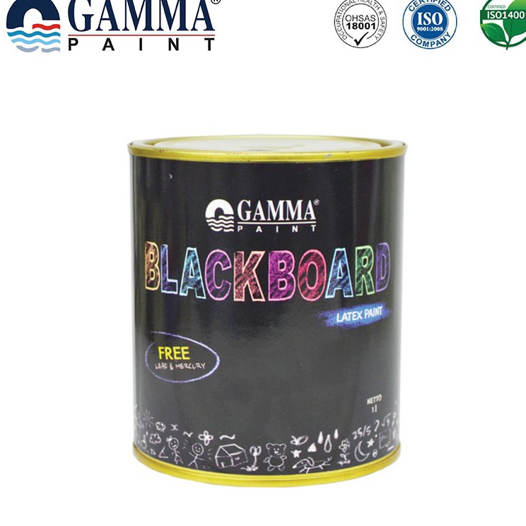 

Buy Now Gamma Blackboard Paint 1L Cat Dekoratif Mengubah Tembok Menjadi Papan Tulis Hitam