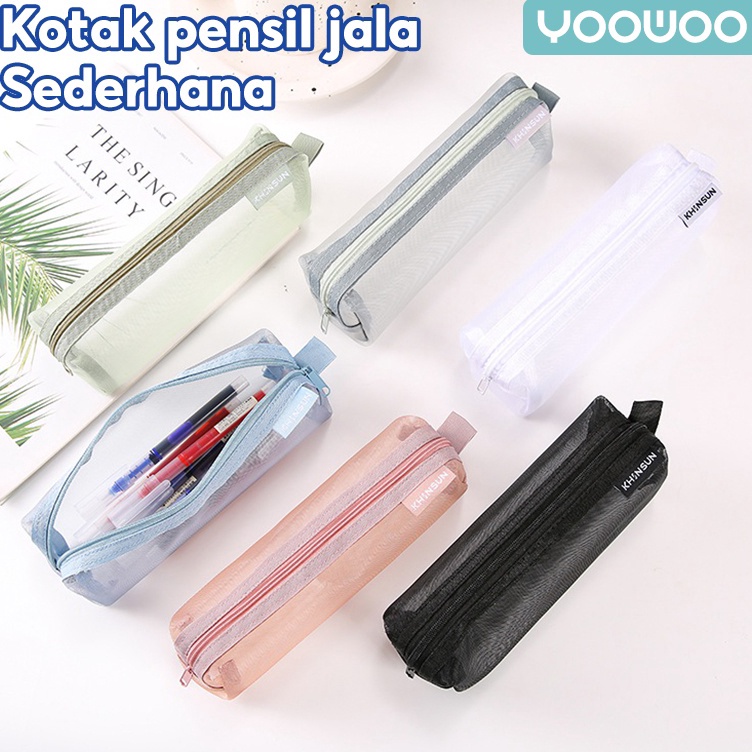 

Murah Pilihan YooWoo Kotak pensil tempat pensil tempat pensil nilon tempat pensil dapat di cuci tempat pensil simple