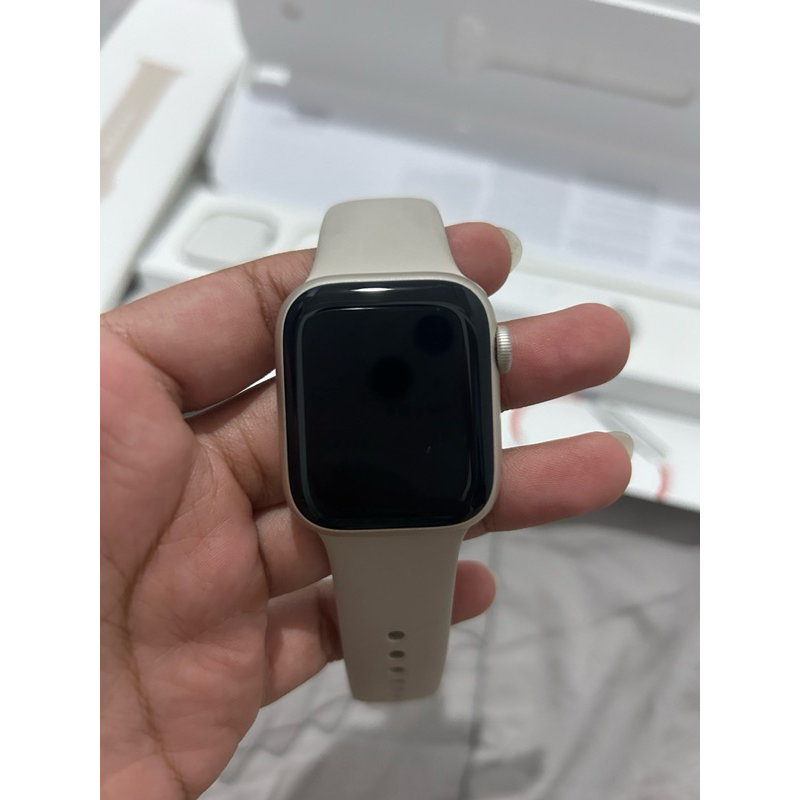 Apple Watch Series 8 41mm Starlight 2023 ori ibox