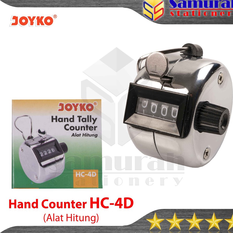 

Ready Promo Hand Tally Counter Joyko HC4D Alat Hitung Pengukur HC 4D Penghitung manual