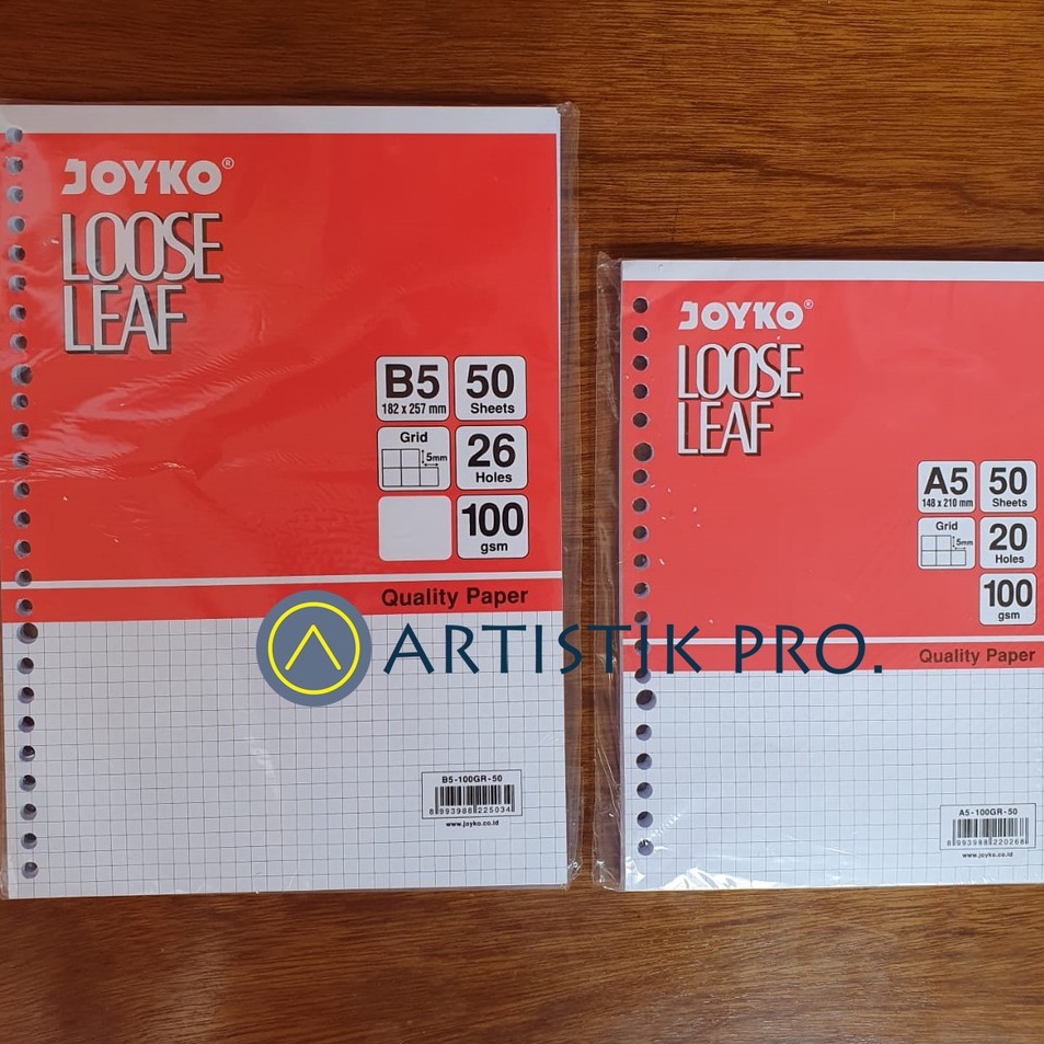 

Kejar Murah KERTAS BINDER HVSGRID 1GSM 5LEMBAR A5 DAN B5