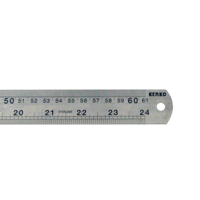 

New Limited Kenko Penggaris Besi 6cm Stainless Steel Ruler 6 Cm