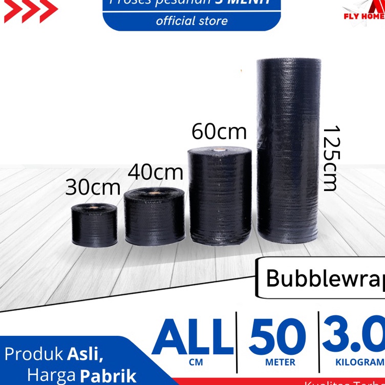 

Grosir Pembelian FLY HOME Bubble wrap Potong 4cm 3cm 65cm 125cm Hitam Putih bubblewrap
