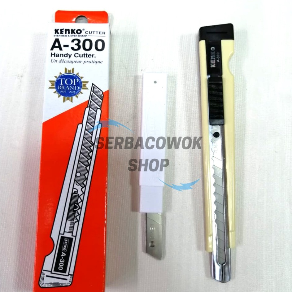 

Hot Brand Paket Pisau Cutter KENKO A3 Kecil Isi Cutter 1 pak Murah Tajam Cutting Knife Piso Kertas Kardus