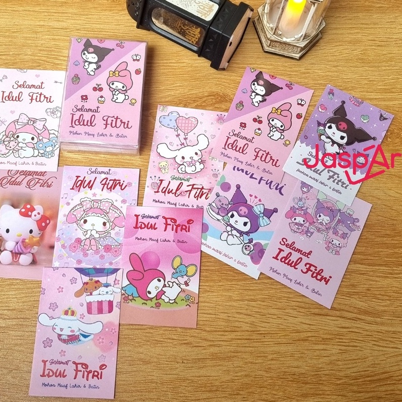 

Murah Sekarang EDISI SANRIO AMPLOP ANGPAO LEBARAN KUROMI HARI RAYA IDUL FITRI CAMPUR ISI 5 LEMBAR