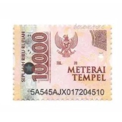

Super Tambahan Materai Tempel 1 Harga Satuan