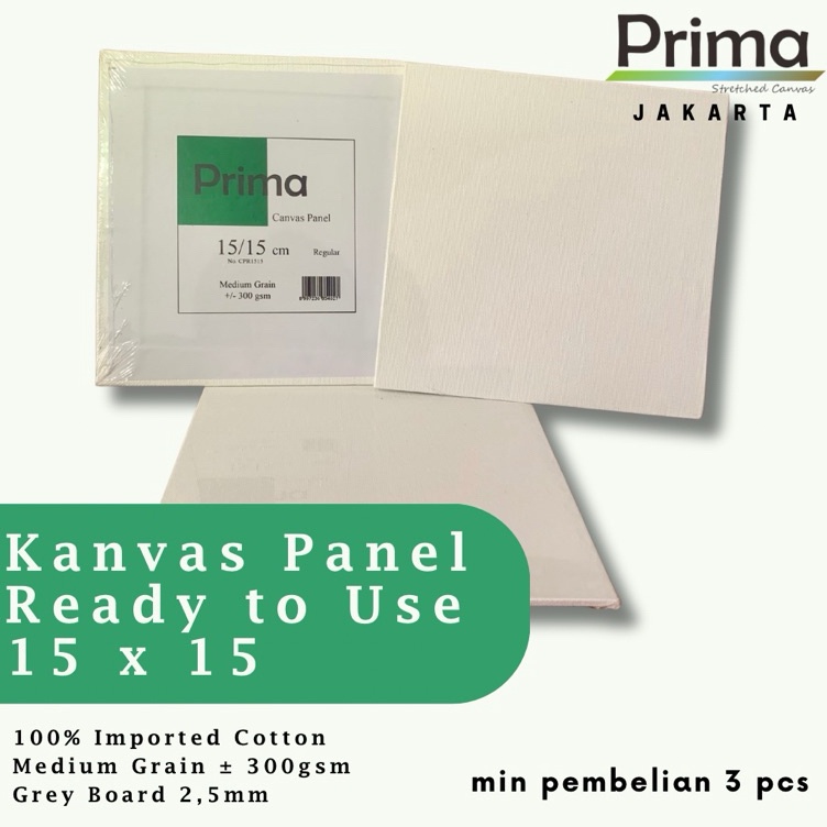 

Ready Terbatas Prima Kanvas Board Kanvas Panel 15x15 cm