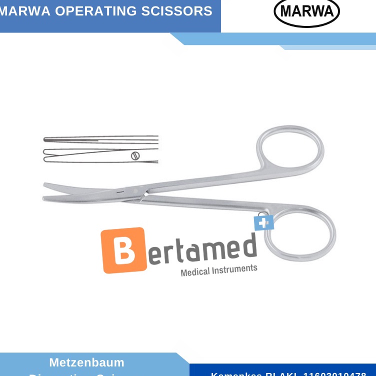 

Obral Populer Gunting Metzenbaum Dissecting Scissor Straight