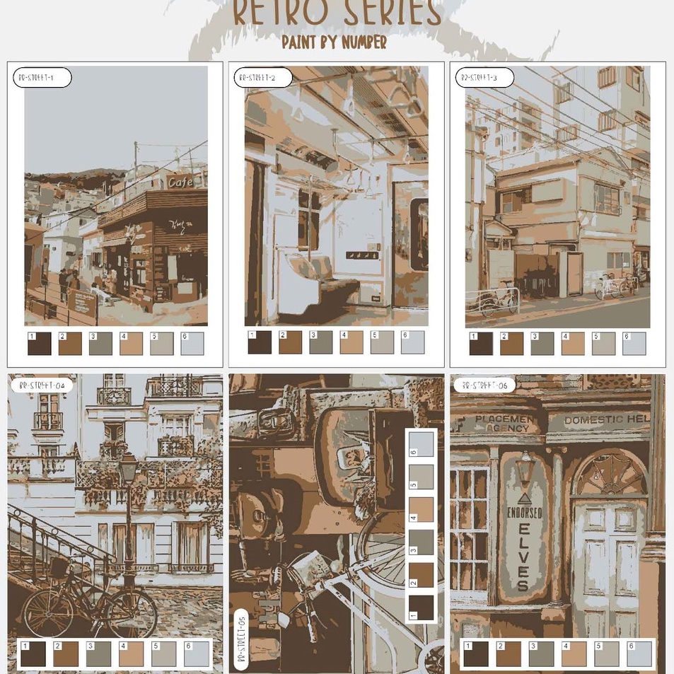 

Sekarang Meriah Paint By Number Kit A3 BRSTREET