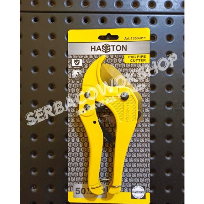 

Model Keren HASSTON Gunting Pemotong Pipa PVC Pipe Cutting Paralon 42 mm