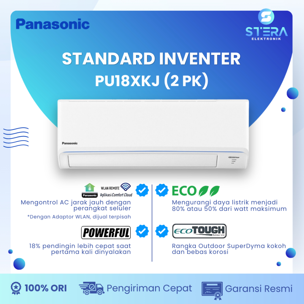 Panasonic CS/CU-PU18XKJ AC Standard Inverter [2 PK]