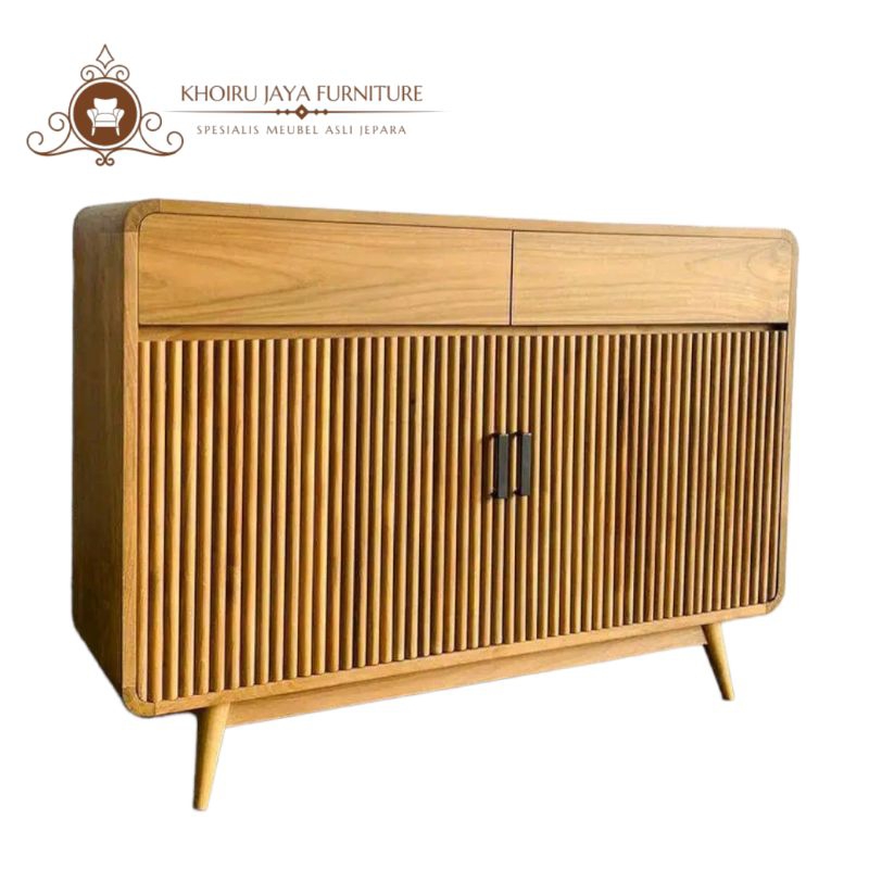 Bofet salur minimalis bahan jati produksi asli jepara