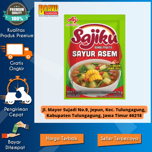 

Bravo Supermarket Tulungagung - Sajiku Bumbu Sayur Asem 25gr