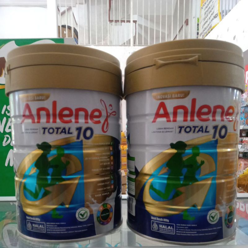 

ANLENE TOTAL 10 400GR/800GR LEBIH RENDAH LAKTOSA & LEMAK