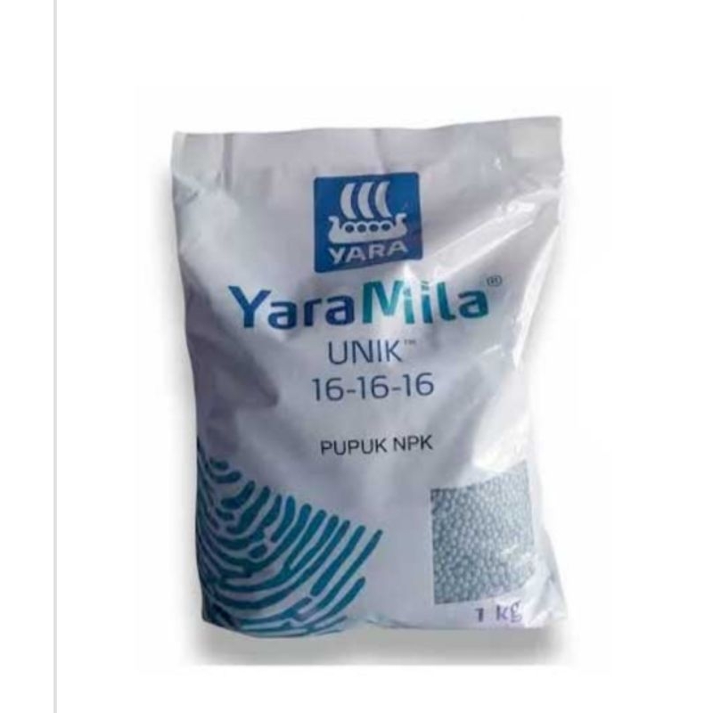 PUPUK NPK YARAMILA 16-16-16 KEMASAN 1 KG