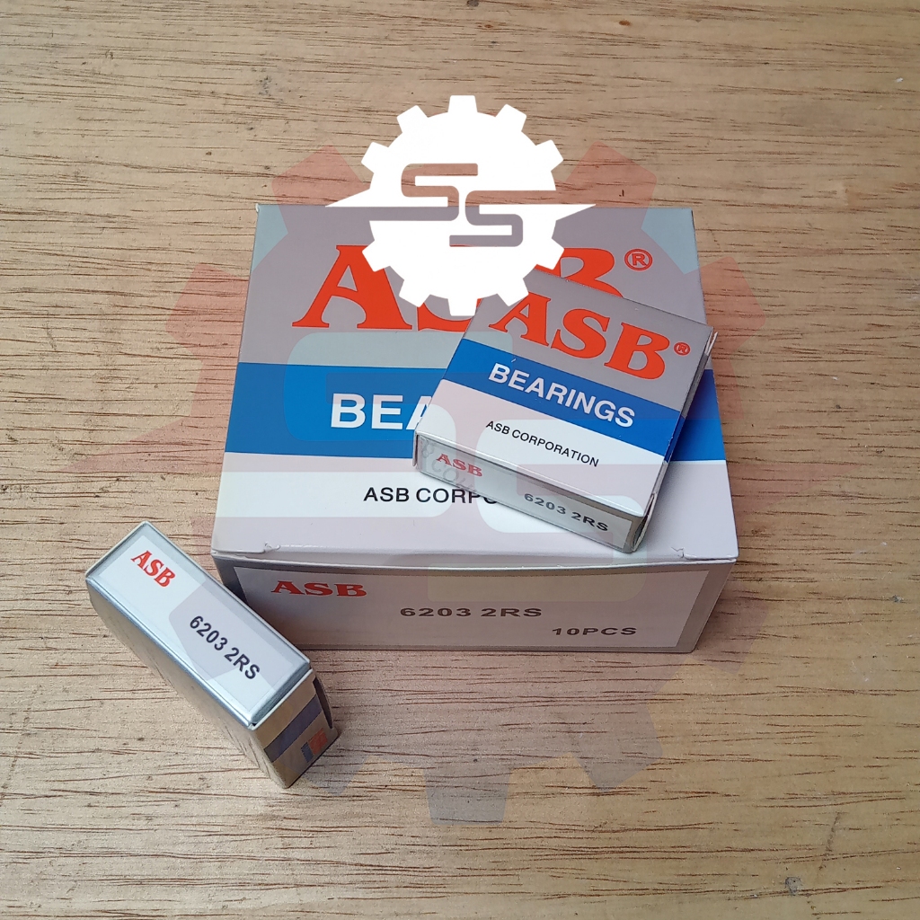 Bearing/Laher/laker asb 6203 2rs ORIGINAL (ISI 10pcs)