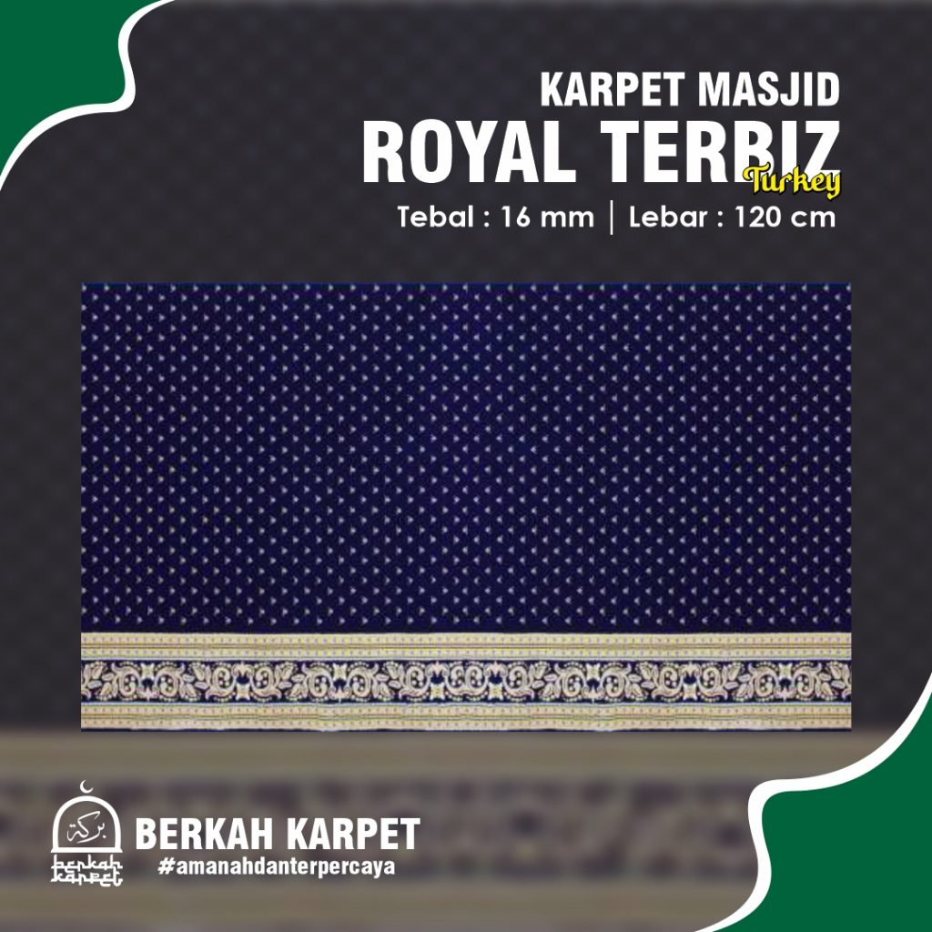 KARPET SAJADAH MASJID ROYAL TERBIZ TURKI