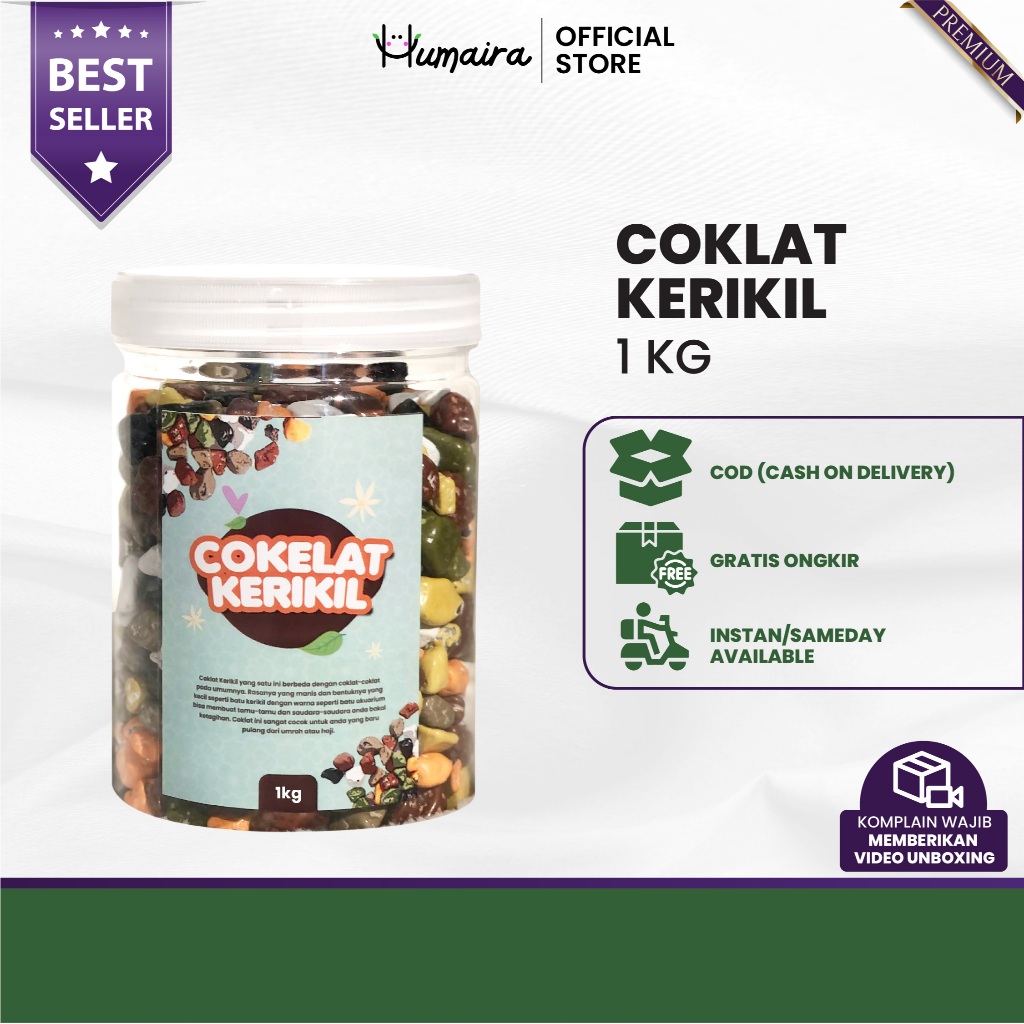 

Coklat Arab Kerikil / Coklat Batu 1 Kg Oleh Oleh Haji Umroh