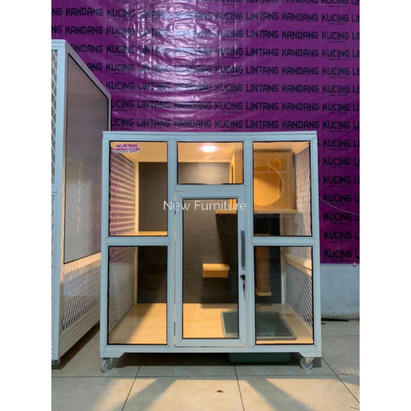 kandang kucing aluminium kandang kucing modern kandang kucing premium kandang kucing kaca kandang ku