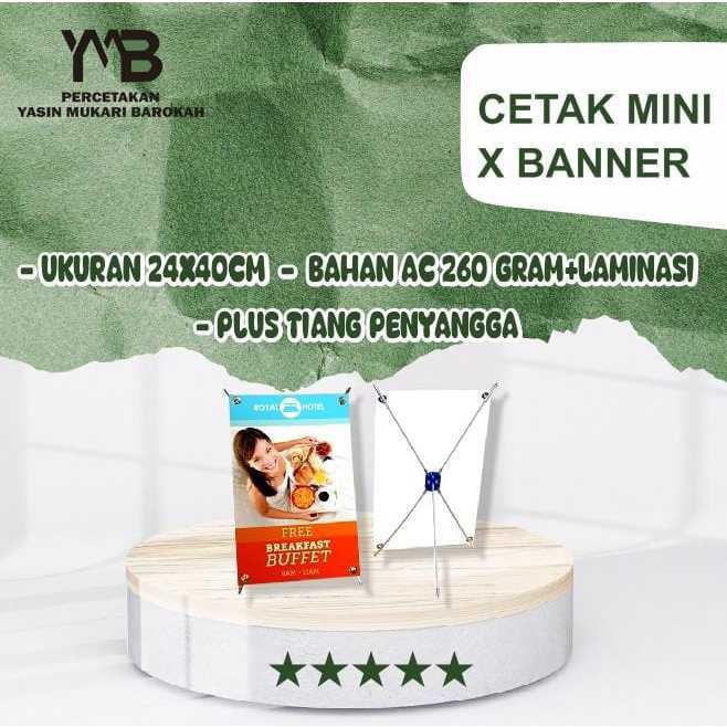 X BANNER MINI STAND BANNER MNI