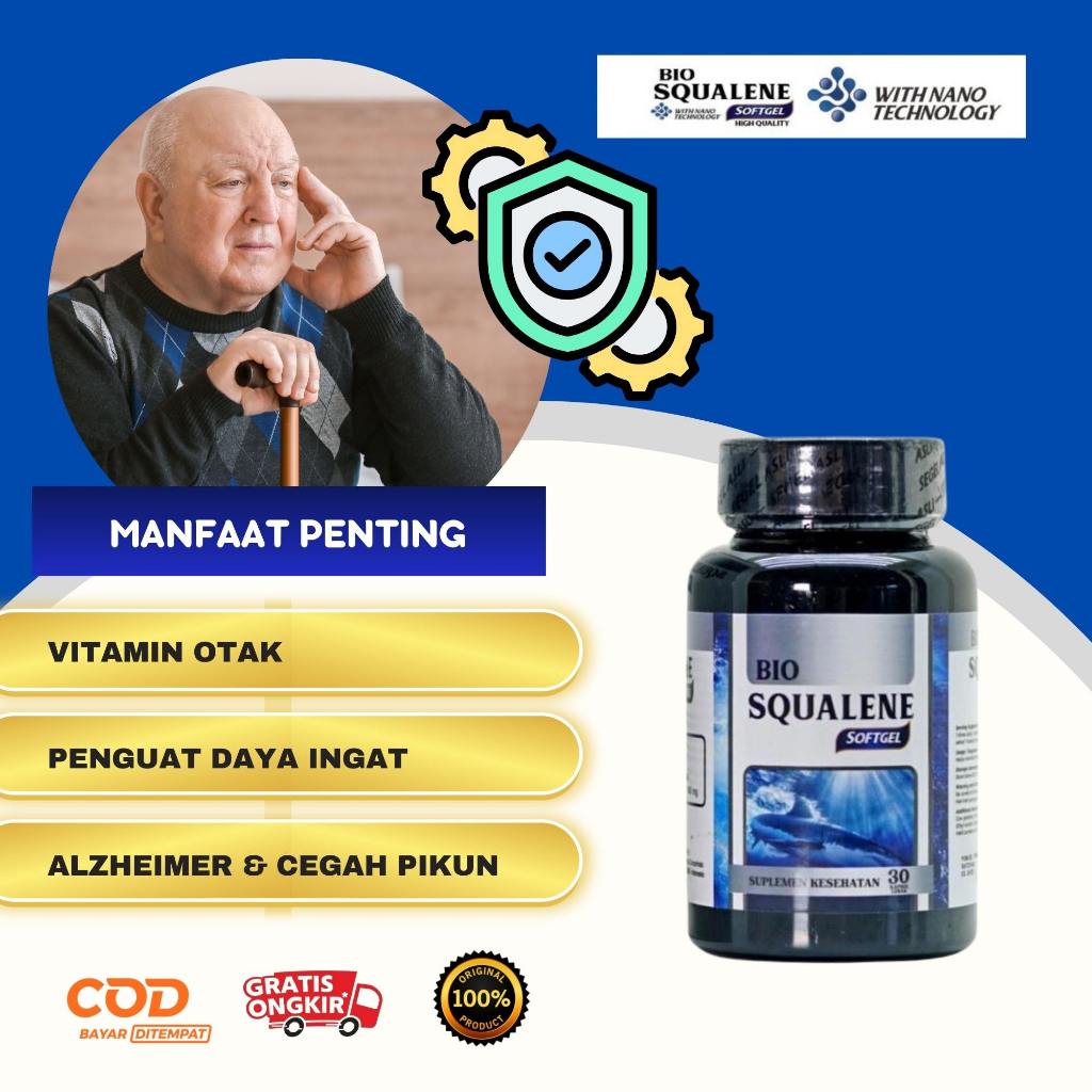 Suplemen Vitamin Otak Dewasa Cegah Pikun Penguat Ingatan Alzheimer Penambah Daya Ingat