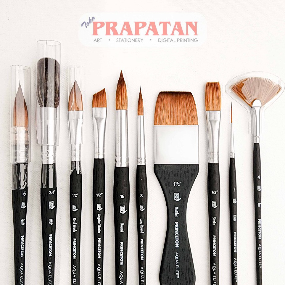 

KODE W9V9 Kuas Lukis Princeton Aqua Elite Series 485 Watercolor Brush