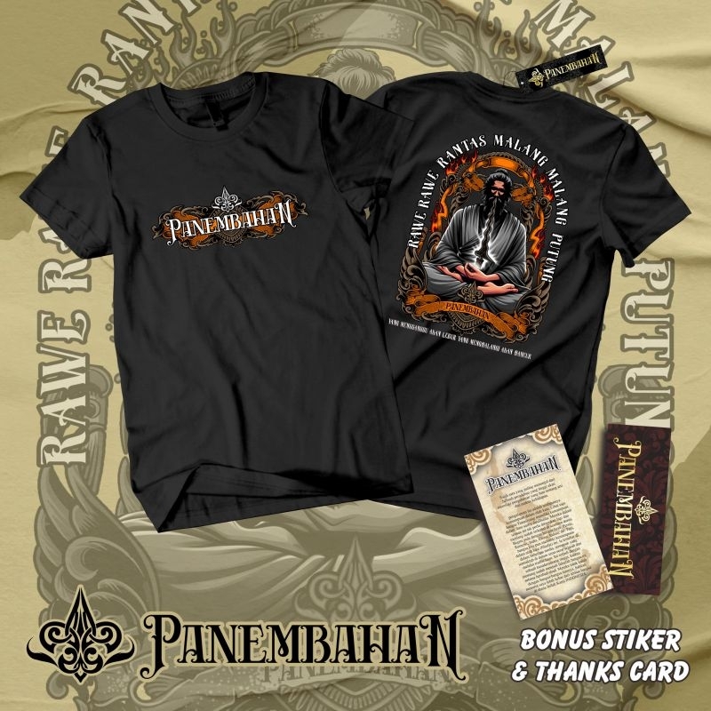 KAOS JAWA RAWE RAWE RANTAS LENGAN PENDEK HITAM/PUTIH BY PANEMBAHAN
