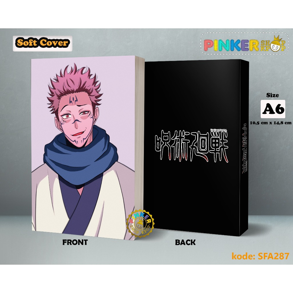 

(SFA287) Pocket Note Anime JUJUTSU KAISEN Softcover