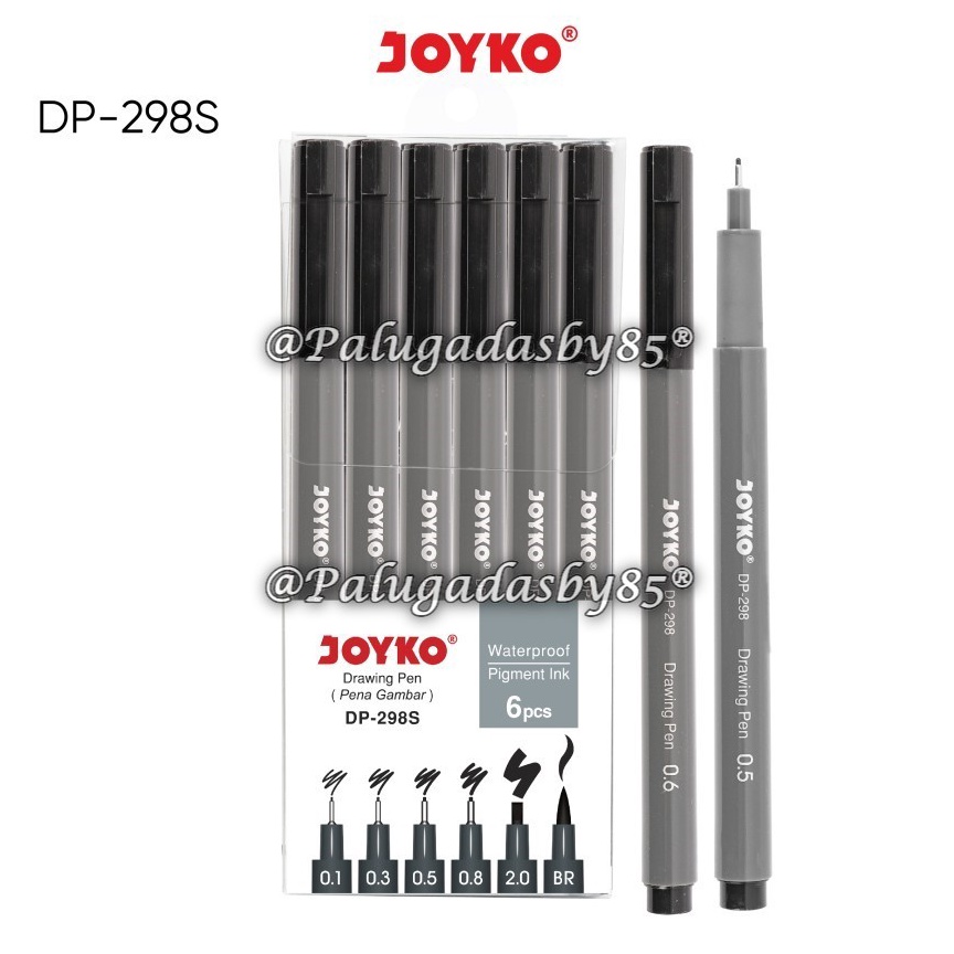 

KODE T1F4 1 Set Isi 6 Pcs GROSIR Drawing Pen JOYKO DP298S Drawing Pen Pena Gambar Joyko DP298S Drawing Pen Joyko DP298 S Joyko DP298S Joyko DP 298 S