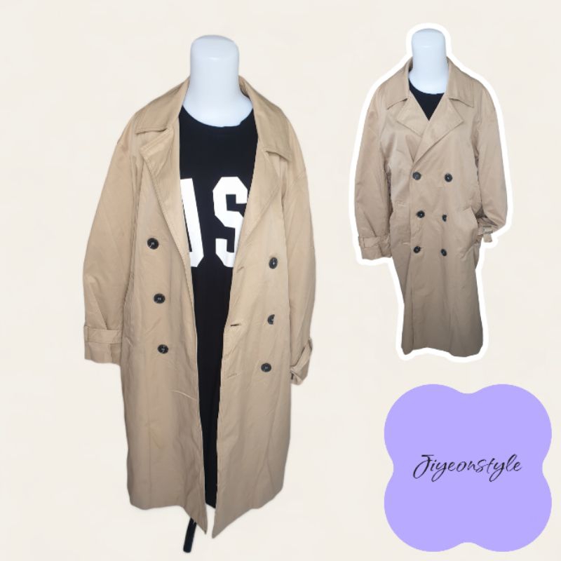 Prelove jumbo jaket long coat bigsize