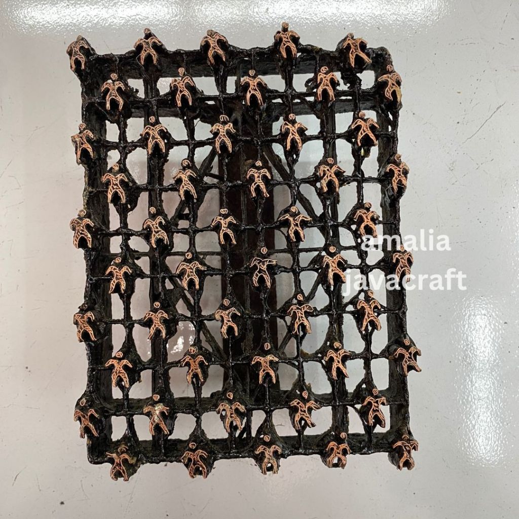 alat cap batik tembaga motif abstrak 01 canting cap batik