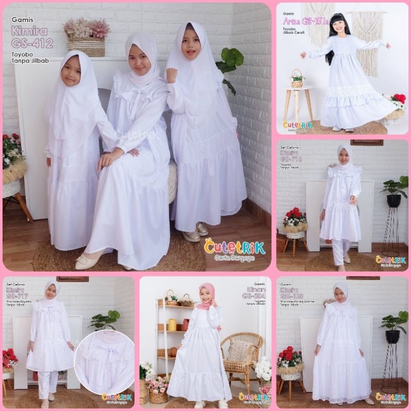 34. TERBARU  GAMIS PUTIH POLOS MANASIK HAJI ANAK UMROH 5 6 7 8 9 10 11 12 13 14 TAHUN TK SD SMP REMA