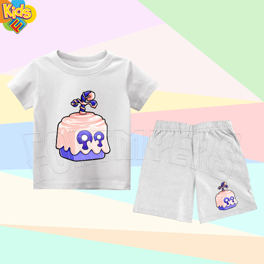 SETELAN ANAK BLOX FRUIT DOUGH ROBLOX ONE SET ANAK SETELAN KAOS CELANA PENDEK ANAK