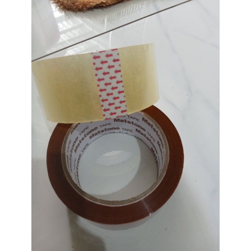 

Lakban 90 yard 2 inchi coklat dan bening