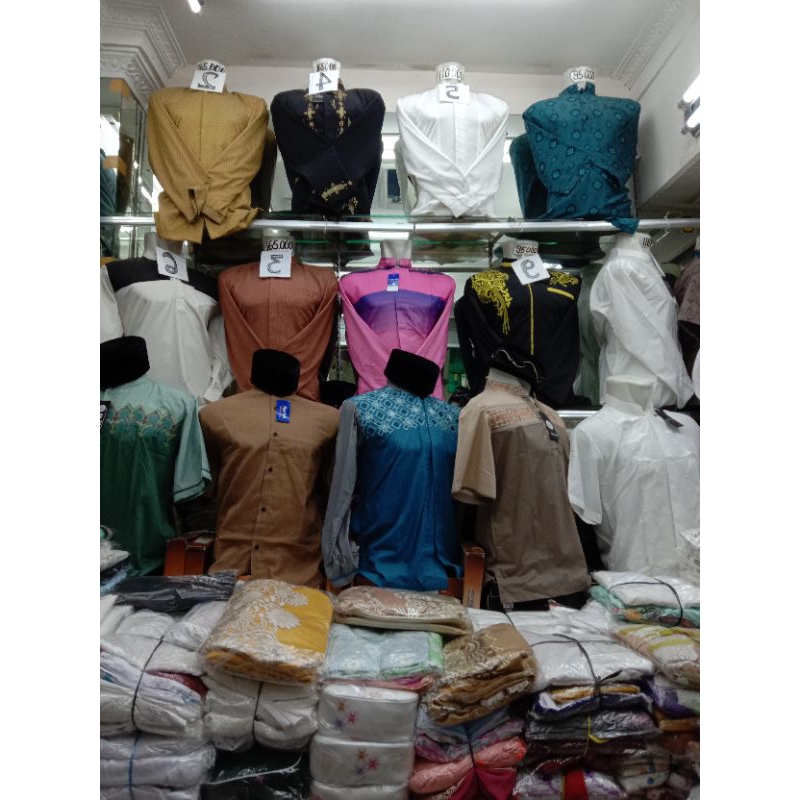 baju koko cotton sutra