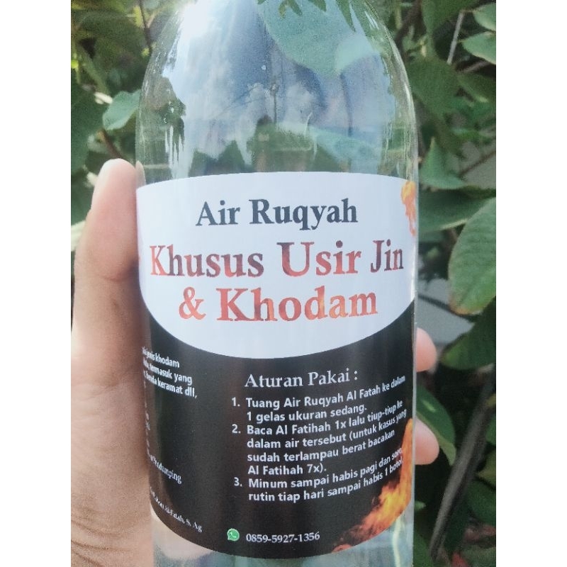 

Air Ruqyah Khusus Usir Jin (1 Liter)