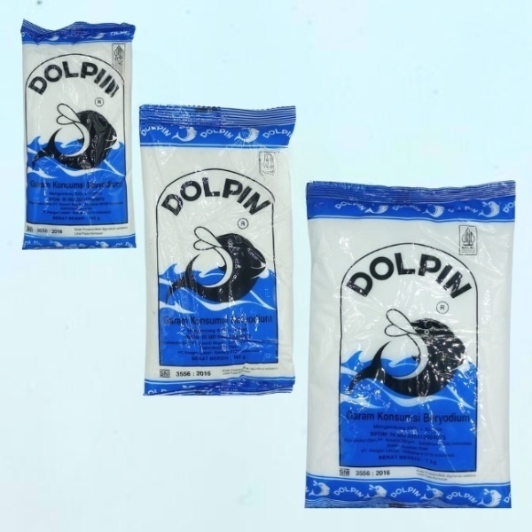 

Garam Dolpin 500gram Garam Halus Beryodium