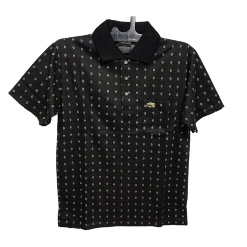 TERMURAH  Kaos Kerah Katun Pria Dewasa Bapak-Bapak Berkancing size L LD 102cm | Polo T-shirt Kerah B