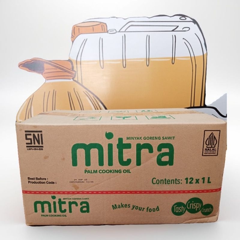 

MINYAK GORENG MITRA 1L PER DUS ISI 12 POUCH