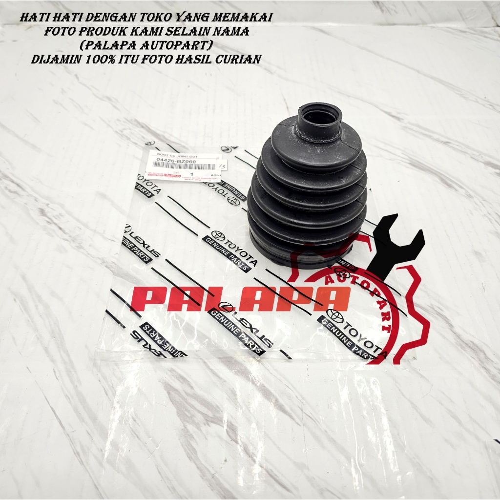 KARET BOOT CV JOINT DRIVE SHAFT LUAR TOYOTA AGYA