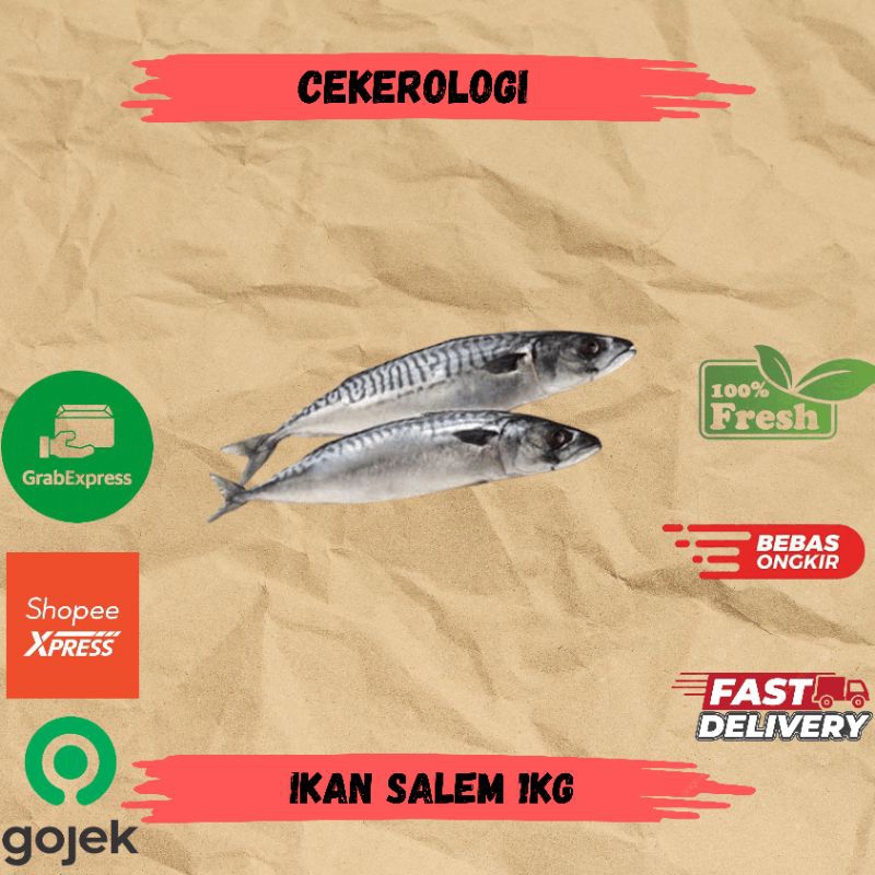 

Ikan Salem 1kg / Ikan Salem / Ikan Salem Fresh Berkualitas / JABODETABEK / Ikan Segar / Ikan