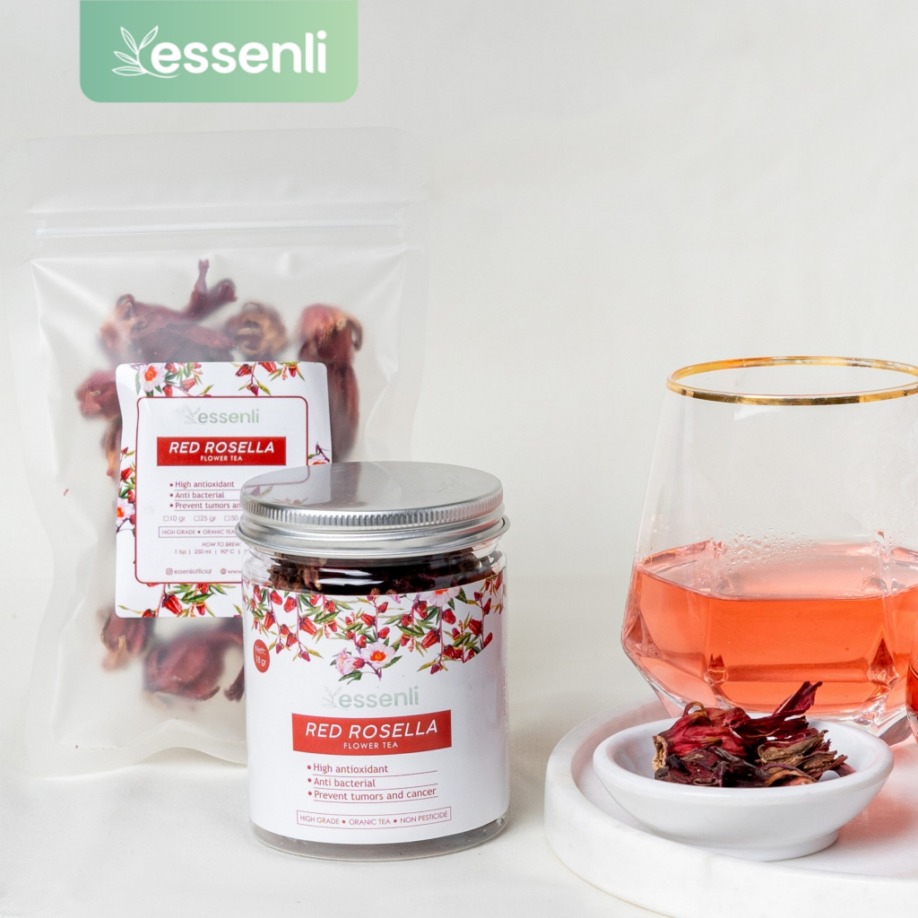 ESSENLI Red Rosella Flower Tea