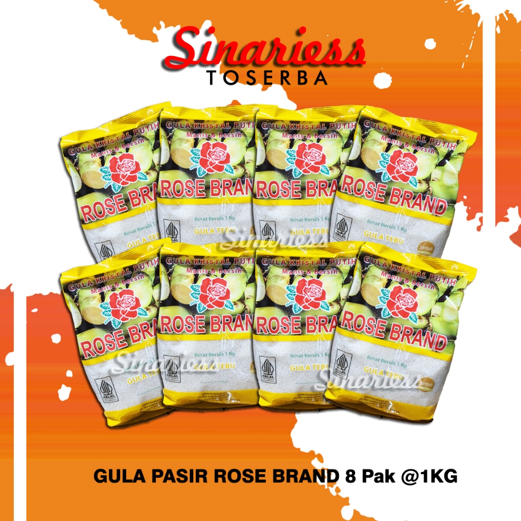 

Paket Hemat 8kg Gula Pasir Rose Brand Kemasan 1kg