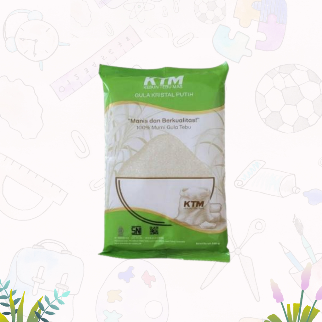 

Gula Pasir Kristal Putih "KTM" 1kg