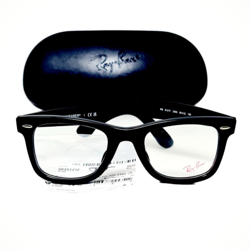 Frame Kacamata Rayban Wayfarer original RB5121F 2000 50-22-150 asian F