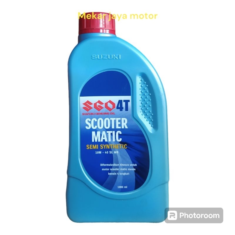 Oli Mesin SUZUKI SGO 4T SCOOTER MATIC 1L ORIGINAL