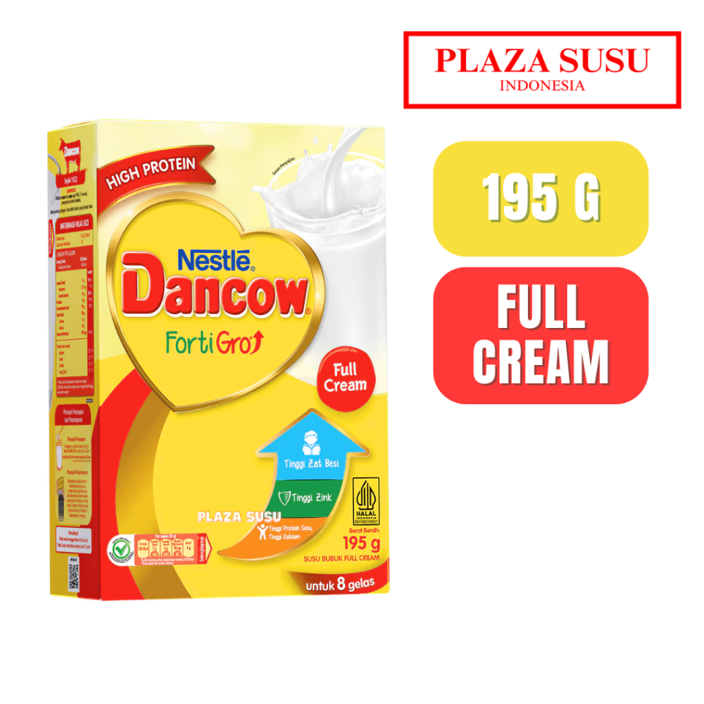 

NESTLE DANCOW FORTIGRO FULL CREAM 195 G SUSU PERTUMBUHAN ANAK 6 - 12 TAHUN