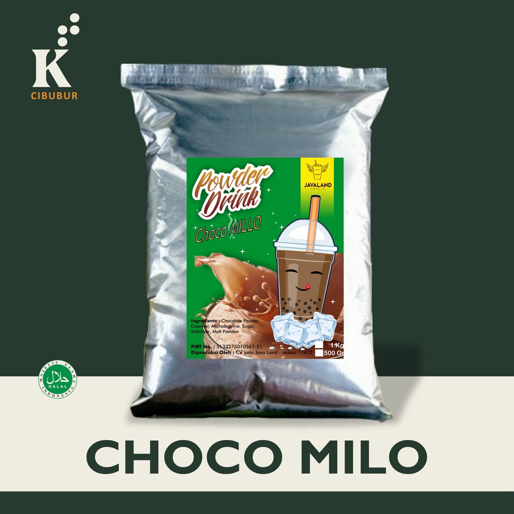 

ab Model Terkini Choco Milo Choco Sport Bubuk Minuman kiloan Bubble Powder coklat Javaland Q54